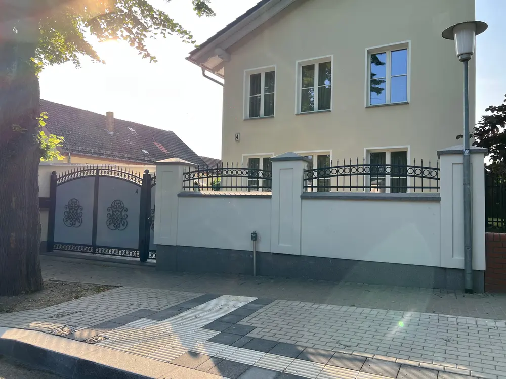 Geschmiedete Tore - nachher